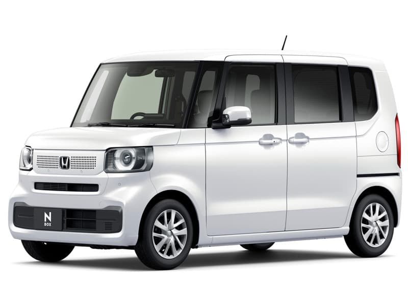 新車のN-BOX(白)