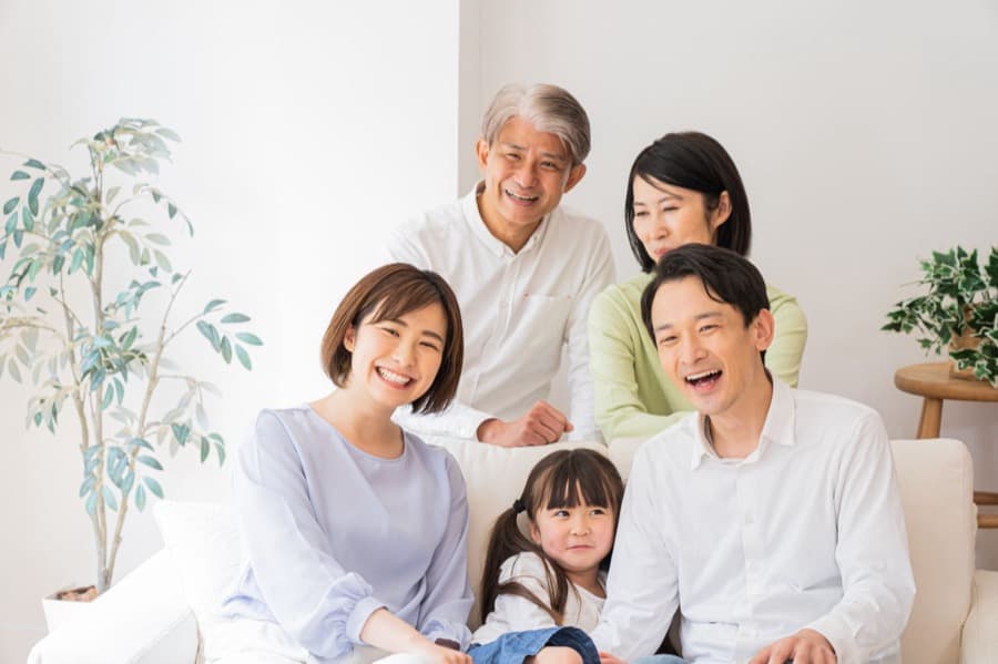 家族団らんの様子